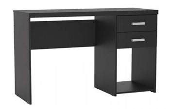 ESCRITORIO POLITORNO MALTA - 2 CAJONES 1171 - NEGRO
