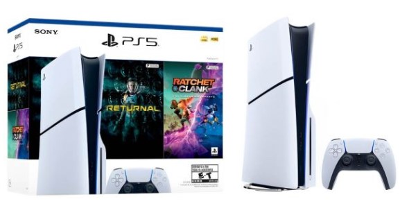 PLAYSTATION SONY PS5 CFI-2015A C/ DISCO SLIM 1TB RETURNAL+RATCHET & CLANK